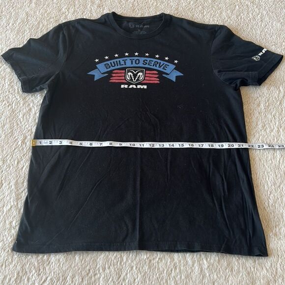 Ram Built To Serve short sleeve black shirt size XL - Picture 10 of 16